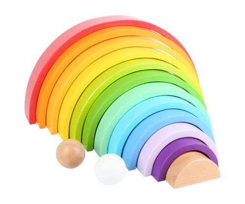 Wooden Rainbow Building Blocks XL