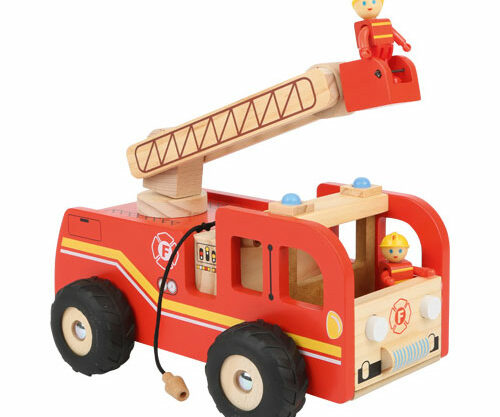 Wooden Fire Engine With Rotating Ladder